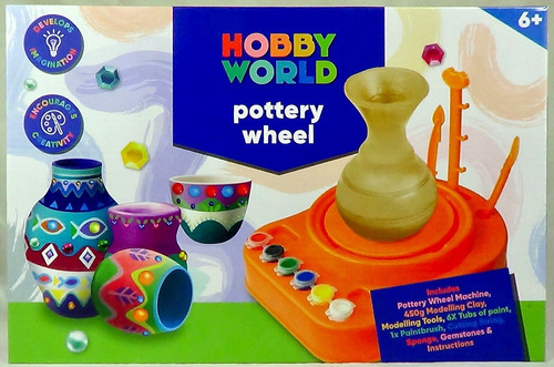 Pottery wheel with - pottery, 450g