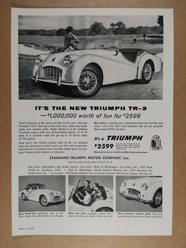 1956 triumph tr3 - 1956, tr-3