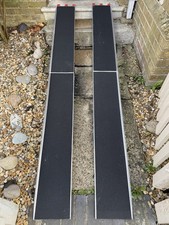 2x7ft Folding H/D Mobility Scooter Car Ramps. “SAVE £101” FINAL CHANCE NOW £129”