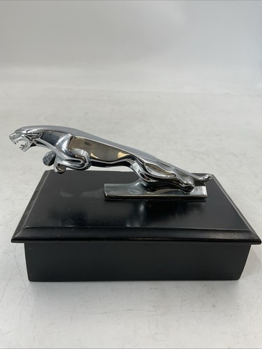 Jaguar leaper car mascot - car, on