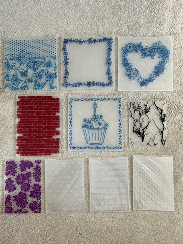Mixed embossing folders - mixed,