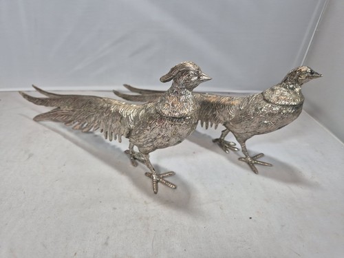 Vintage silvered spelter - silvered,