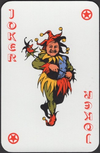 Playing cards joker single - cards,