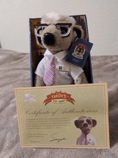 Meerkat toys with - in,