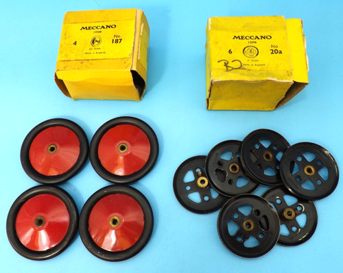 Two groups meccano parts - two,