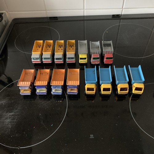 Matchbox tipper lorries