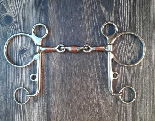 Western copper roller snaffle - roller,