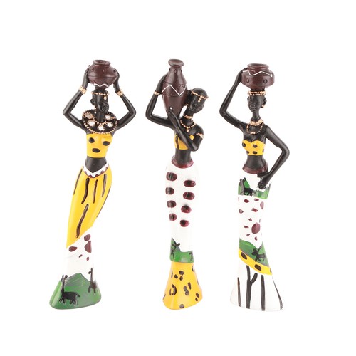 Tribal lady figurine - lady,