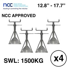 Static Caravan Axle Stands 4x