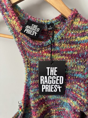 The ragged priest knitted - ragged,