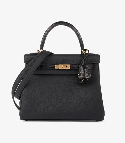 Hermès black togo varanus - hermès,