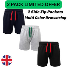2 Pack Mens Shorts Jersey