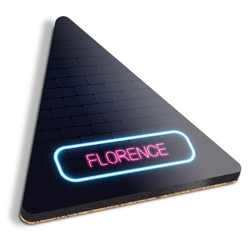 Triangle mdf coaster neon - triangle,