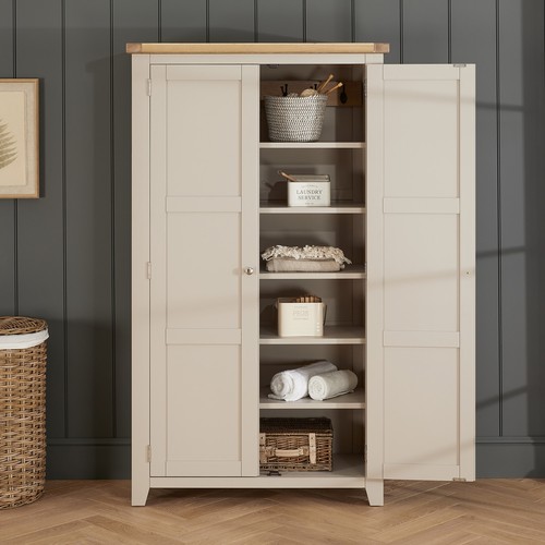 Linen storage cupboard double - linen,