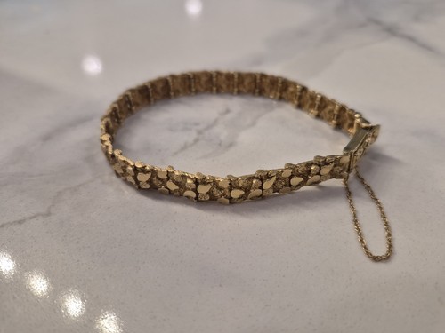 14k yellow gold nugget - yellow,