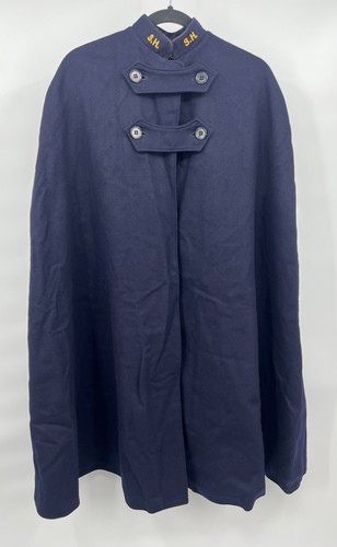 Vtg navy blue wool 1940s - blue,