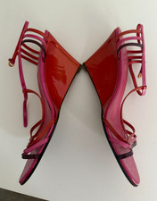 Sergio Rossi red and pink