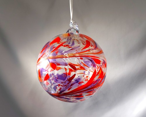 Large hand blown glass - hand-blown, bauble