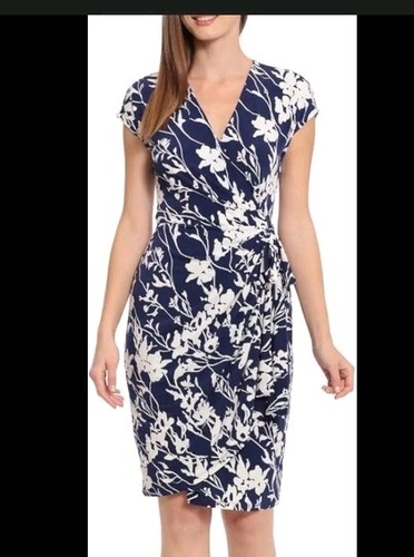Maggie london wrap - dress, navy
