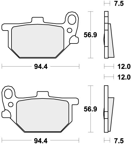 Sbs brake pads - brake,