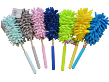 77CM TELESCOPIC EXTENDABLE MICROFIBRE CLEANING FEATHER DUSTER EXTENDING 
