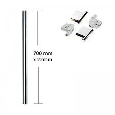 Aqualisa 901512 700mm riser rail and ends - chrome