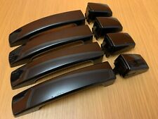 GLOSS BLACK CLIP ON DOOR HANDLE COVERS FITS RANGE ROVER SPORT DISCOVERY 3 4