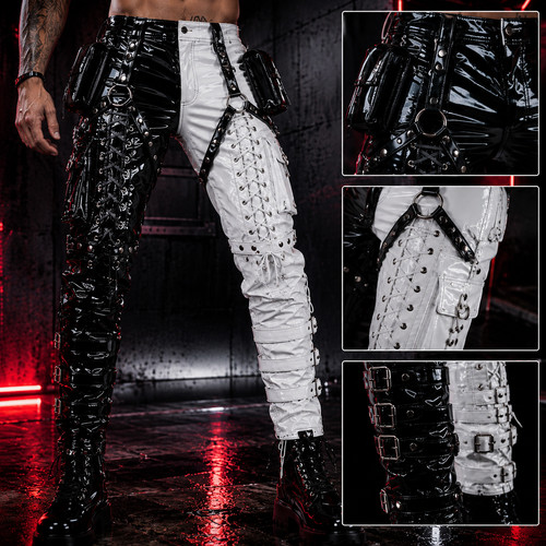Handmade pvc techwear pants - handmade,