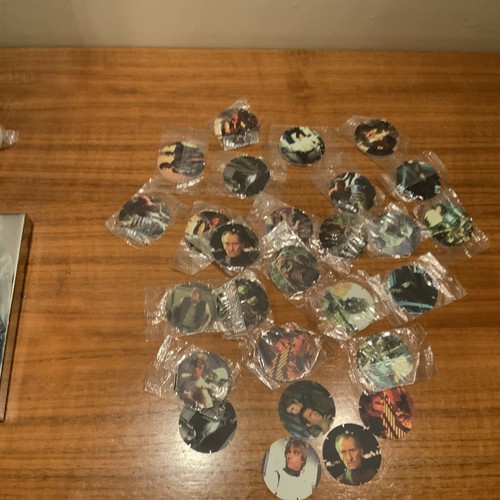 Star wars trilogy tazos - star,
