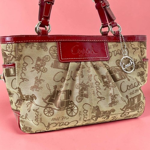 Coach vintage canvas tote bag - canvas,