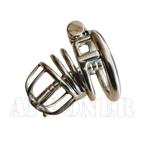 Titanium metal chastity - , cage