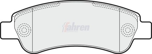 Rear brake pad set - rear,