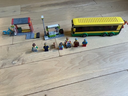 Lego city bus station - lego,