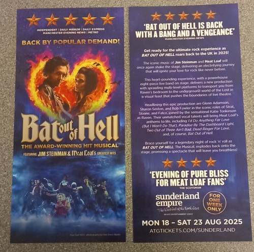 Bat out hell - of,