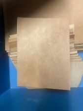 Natural Veg Tan Leather Hide 12.3/8” X 9.1/8” Tooling Embossing 3-4mm Thick