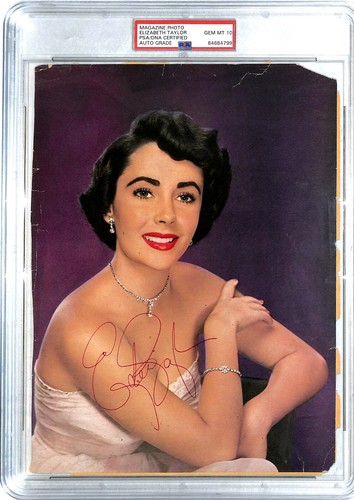 Elizabeth taylor signed - elizabeth,