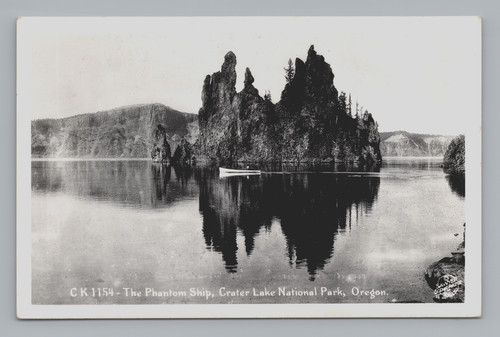 Postcard rppc phantom ship - rppc,