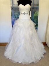 26 ? Gia by Hollywood Dreams  |  Size 12  |  Ivory Tulle Wedding Dress + Sash
