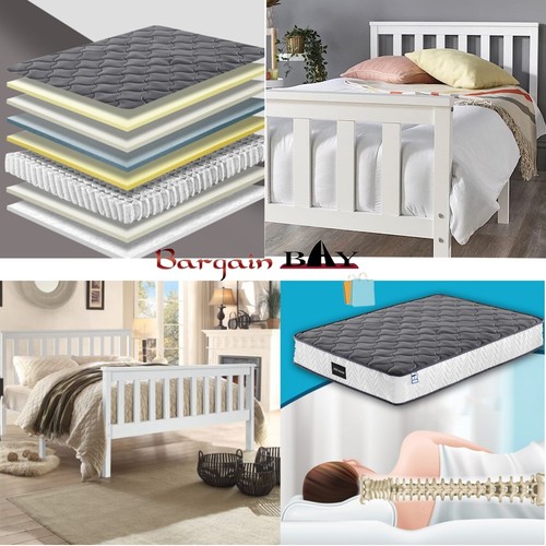 3ft 4ft wooden bed - 4ft, white
