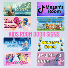 Girls Room Name Plaque Kids