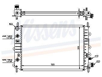Nissens radiator for ford - nissens,