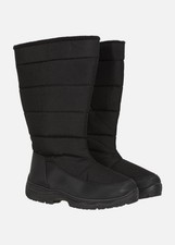 New Mountain Warehouse Black Water Repellent Ladies Warm Padded Grip Snow boots