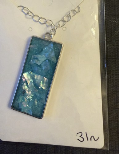 Blue and silver coloured - and,