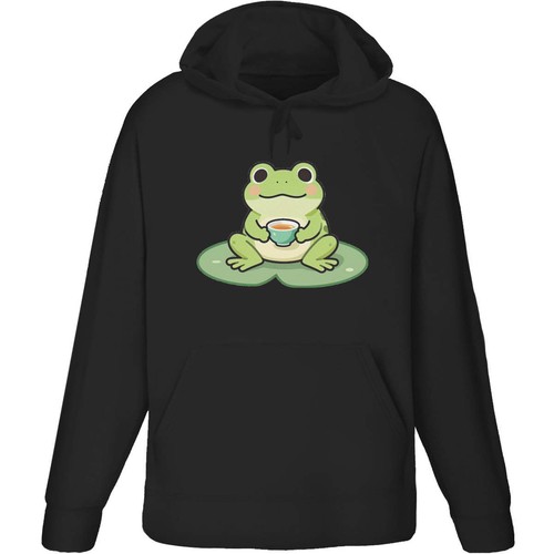 Cute frog with tea adult - 'cute,