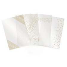 PK 8 CHRISTMAS GOLDEN OLDIES LUXURY ACEITATE FOR CARDS AND CRAFTS