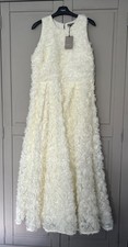 River Island cream 3D floral