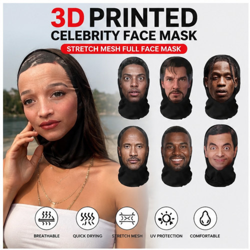 Printed celebrity realistic - printed,