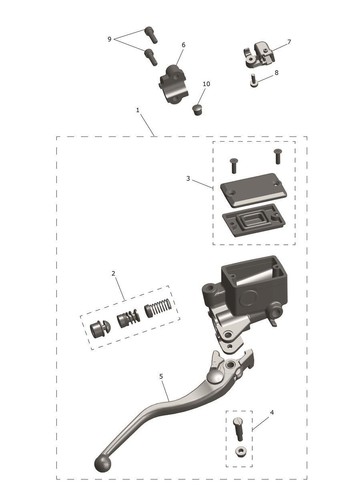 Genuine triumph front - front, brake