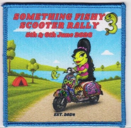 Scooter rally patch - rally,