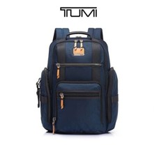 TUMI Alpha 3 Briefcase Blue